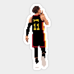 Trae Young Hawks Pixel Silence Sticker